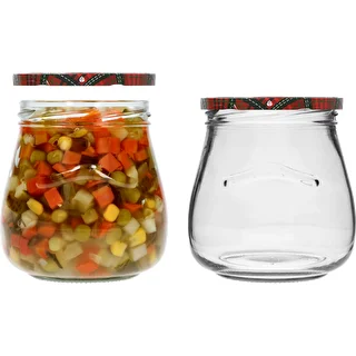 Twist-off purk 500 ml "Tagurpidi Amfora" värvilise kaanega, fi 82/6, 6 tk. – photo 7
