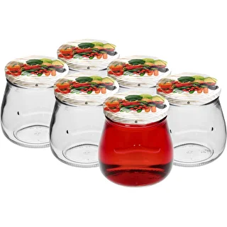 Twist-off purk 500 ml "Tagurpidi Amfora" värvilise kaanega, fi 82/6, 6 tk. – photo 3