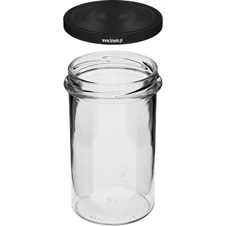 Sirge purk 545 ml (fi 82) - musta keeratava kaanega, 6 tk – photo 4