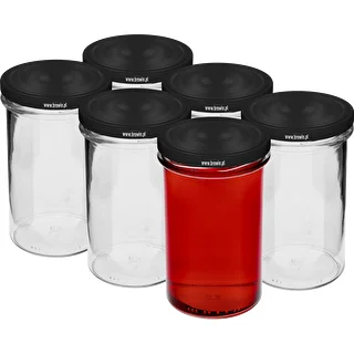 Sirge purk 545 ml (fi 82) - musta keeratava kaanega, 6 tk – photo 2