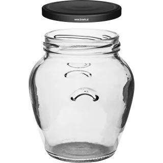 Amfora purk 580 ml (fi 82) musta keeratava kaanega, 6 tk – photo 3