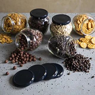 Amfora purk 580 ml (fi 82) musta keeratava kaanega, 6 tk – photo 6