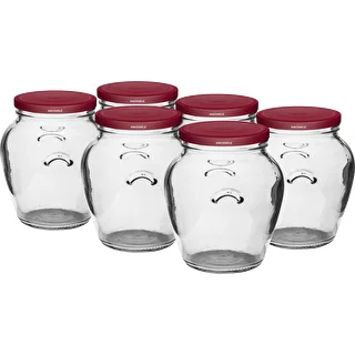 Amfora purk 580 ml (fi 82) bordoopunase keeratava kaanega, 6 tk