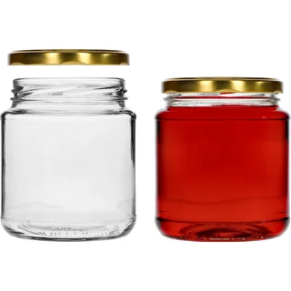 Twist-off-purk, grubasek 580 ml kuldse kaanega fi82/6, 6 tk. – photo 3