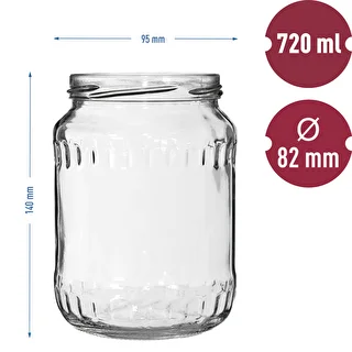 TO purk 720 ml värvilise keeratava kaanega, fi 82/6 - 6 tk – photo 6
