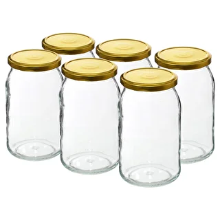TO purk 900 ml kuldse keeratava kaanega fi 82/6 - 6 tk. – photo 2