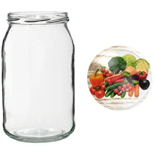 Purk TO 900 ml värvilise keeratava kaanega fi82/6 - 6 tk. – photo 13