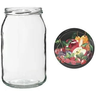 Purk TO 900 ml värvilise keeratava kaanega fi82/6 - 6 tk. – photo 11