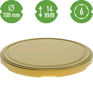 TO-purk 1,7 L kuldse kaanega fi 100/6, 1 tk. – photo 5