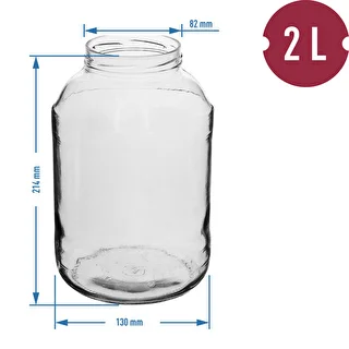 TO 2 L purk, fi 82/6, värvilise kaanega + tangid – photo 2