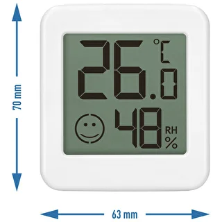 Elektrooniline termomeeter mugavusindikaatoriga, valge – photo 10