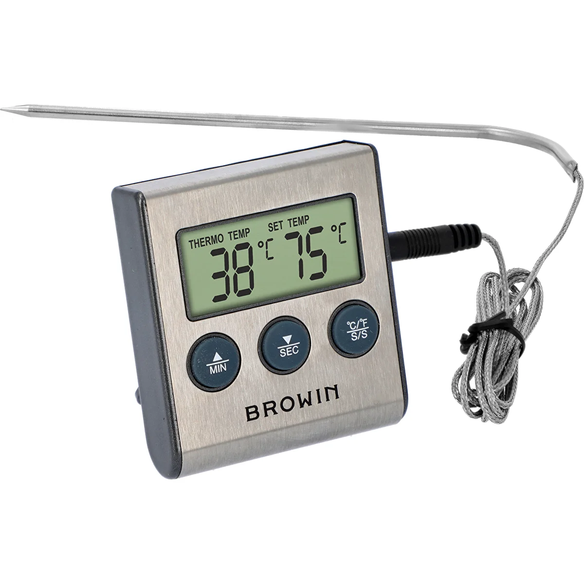 Elektrooniline köögitermomeeter sondiga (0 °C kuni 250 °C)