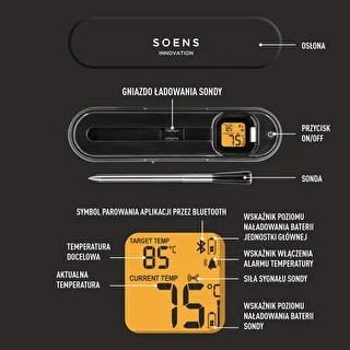 Kulinaarne termomeeter traadita Bluetooth-sondiga – photo 7