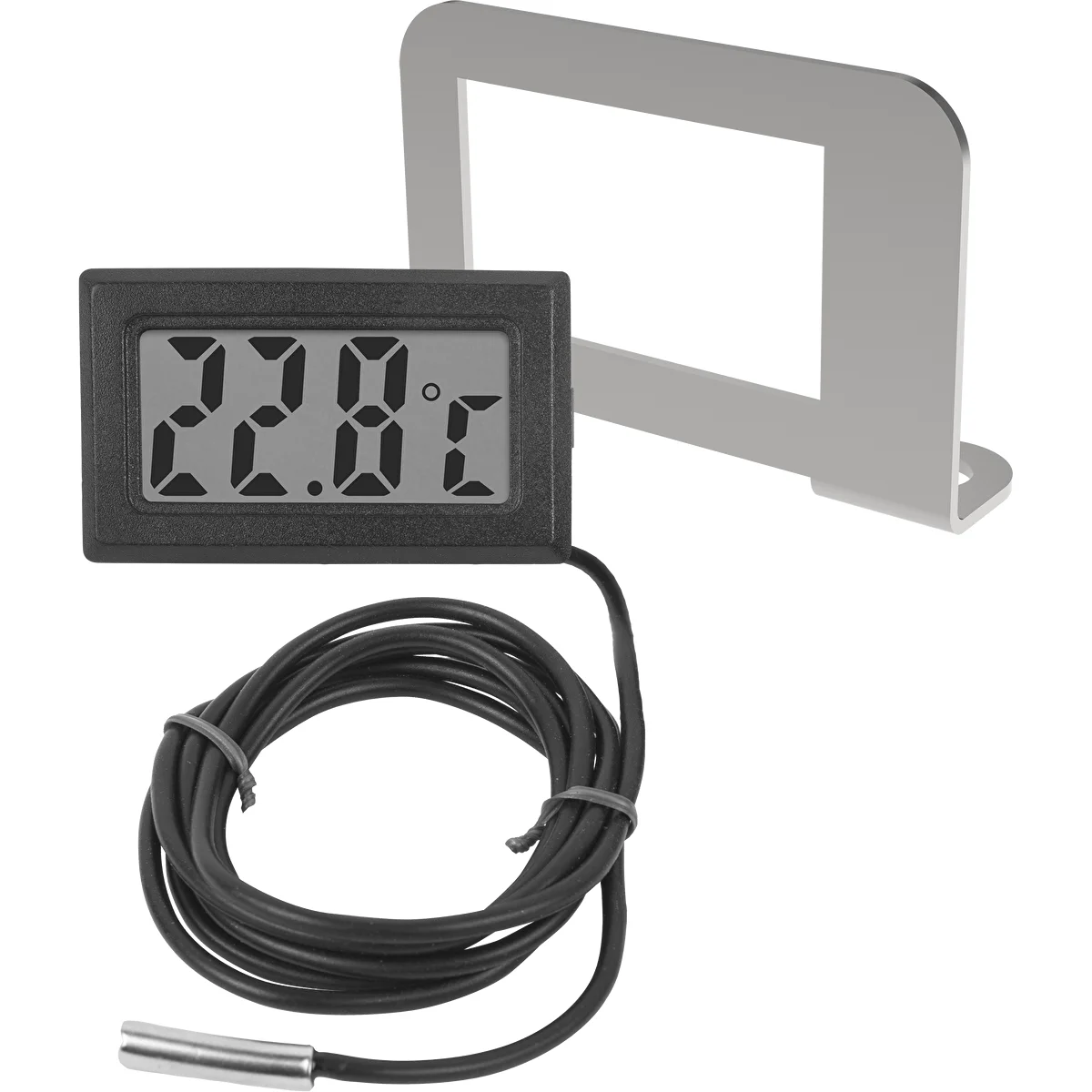Raamiga elektrooniline termomeeter – destillaatoritele (-50 °C kuni +110 °C)