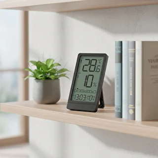 Soensi elektrooniline toatermomeeter, must – photo 8