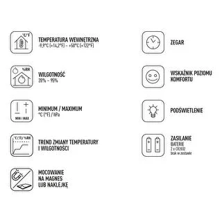 Elektrooniline toatermomeeter, must – photo 13