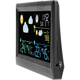 Elektrooniline ilmajaam – juhtmevaba, anduriga, must – photo 4