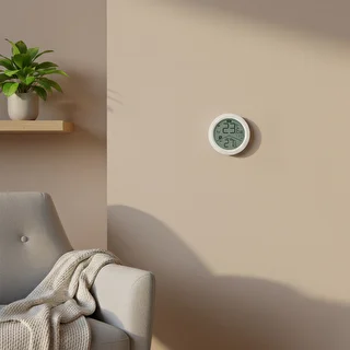 Soensi elektrooniline termomeeter – välisanduriga, ümmargune, valge – photo 8
