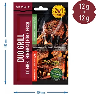Duo Grill lihale, 2-ühes maitseainesegu, 2 x 12 g – photo 4