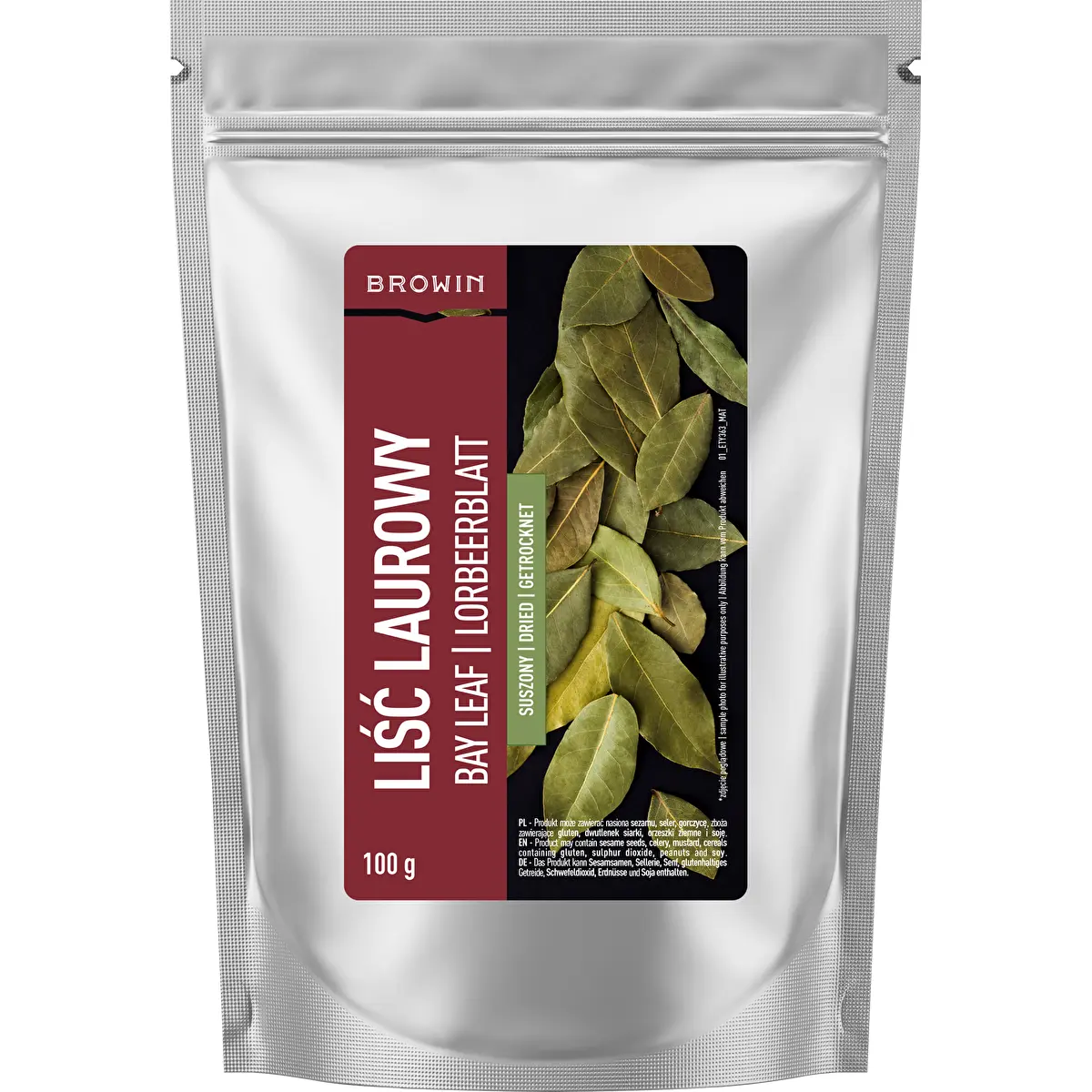 Kuivatatud loorberilehed, 100 g