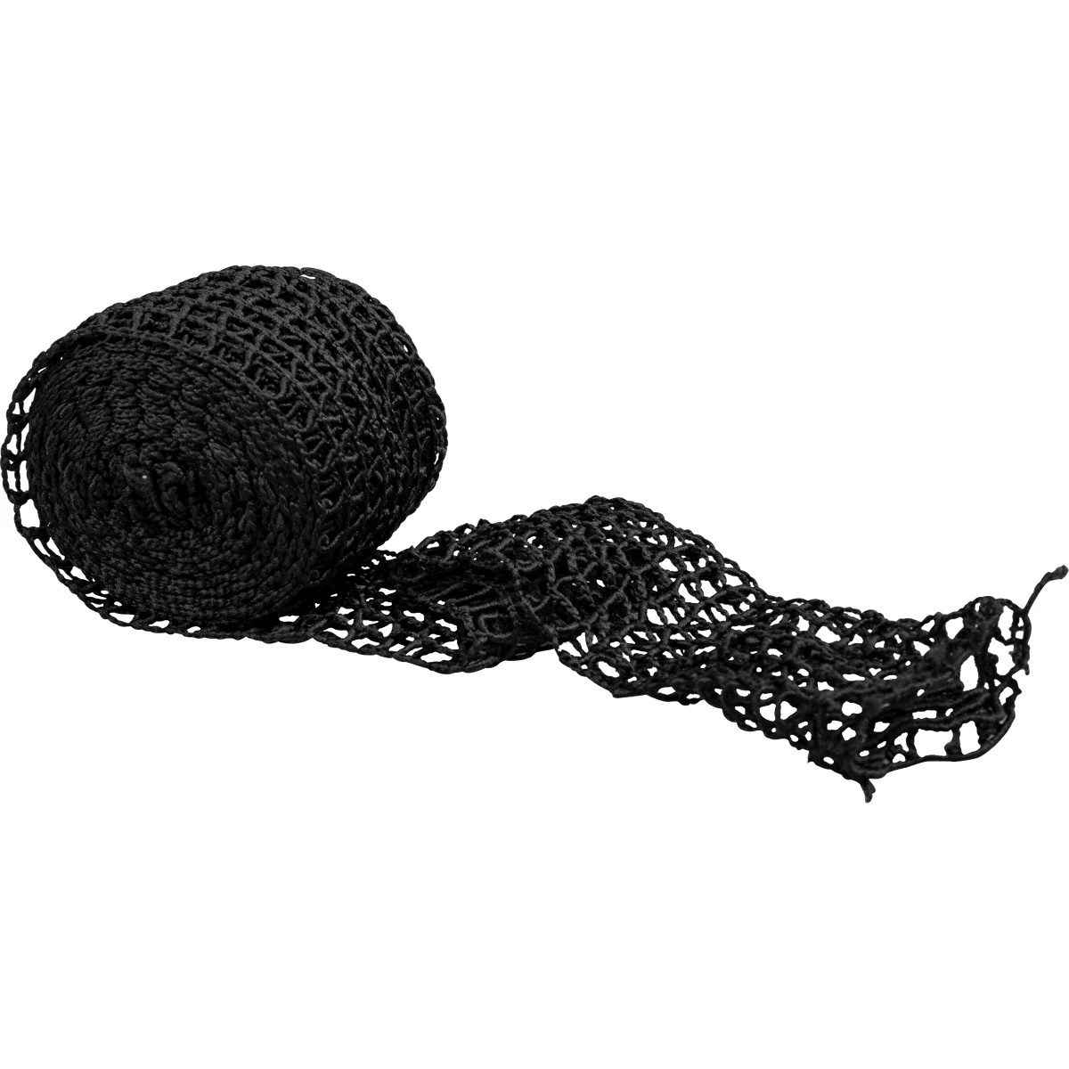 Must vorstivõrk mõõtmetega 18 cm x 5 m, kuumakindlus kuni 220°C