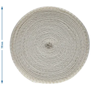 Valge lihavõrk mõõtmetega 12,5 cm x 50 m, kuumuskindlusega kuni 220°C – photo 4