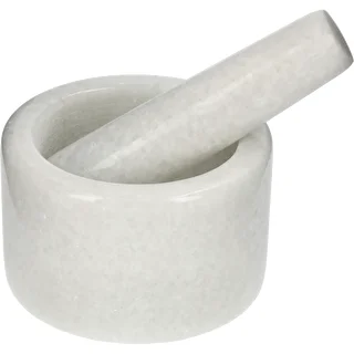 Marmorist köögiuhmer, valge, Ø 10 cm – photo 1