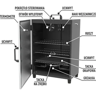 Automaatne elektriline suitsuahi termostaadiga – photo 6