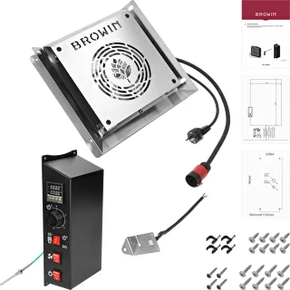 Moodulite komplekt digitaalse termostaadiga – dragON 2,7 kW, aias kasutatavatele suitsuahjudele – photo 2