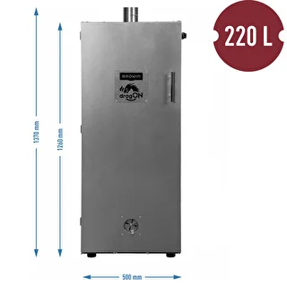 Metallist suitsutuskamber 250 l, ratastega – photo 4