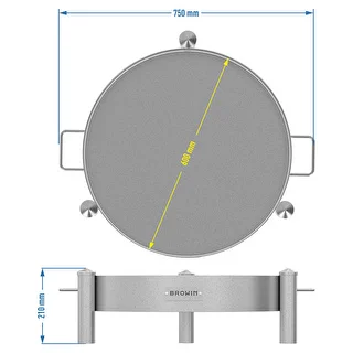 Aialõkkealus ø 60 cm, keevitatud – photo 10