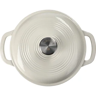 Emailitud malmpott – ecru, 4 L – photo 3