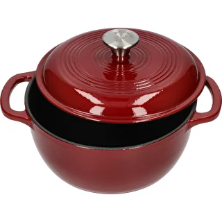 Emailitud malmpott - bordoovärvi, 4 L – photo 2