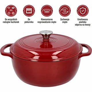 Emailitud malmpott - bordoo, 5,8L – photo 5