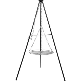 Lõkkekolmjalg restiga, 150 cm