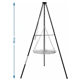 Lõkkekolmjalg restiga, 150 cm – photo 5