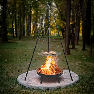 Lõkkekolmjalg restiga, 150 cm – photo 7