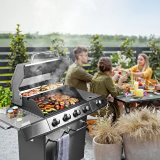 Gaasigrill dragON BBQ201, 18,8 kW, hõbedane – photo 3