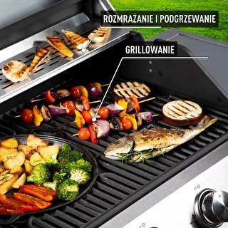 Gaasigrill dragON BBQ201, 18,8 kW, hõbedane – photo 6