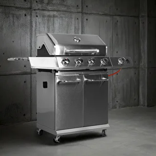 Gaasigrill dragON BBQ201, 18,8 kW, hõbedane – photo 4