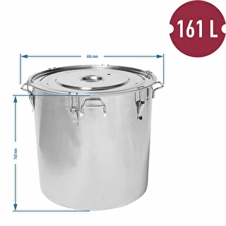 Roostevabast terasest mahuti 161 L kaanega – photo 6