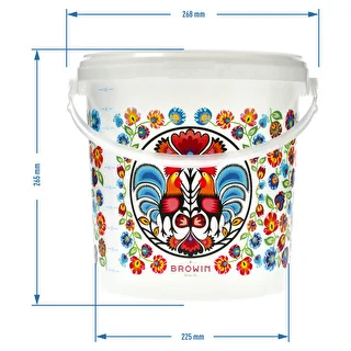 Toidukindel ämber GWIOZDA - kaanega, 10 L – photo 6