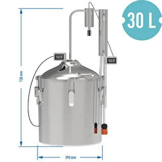 Klassikaline Convex destillaator 30 L - 1 settemahuti – photo 8