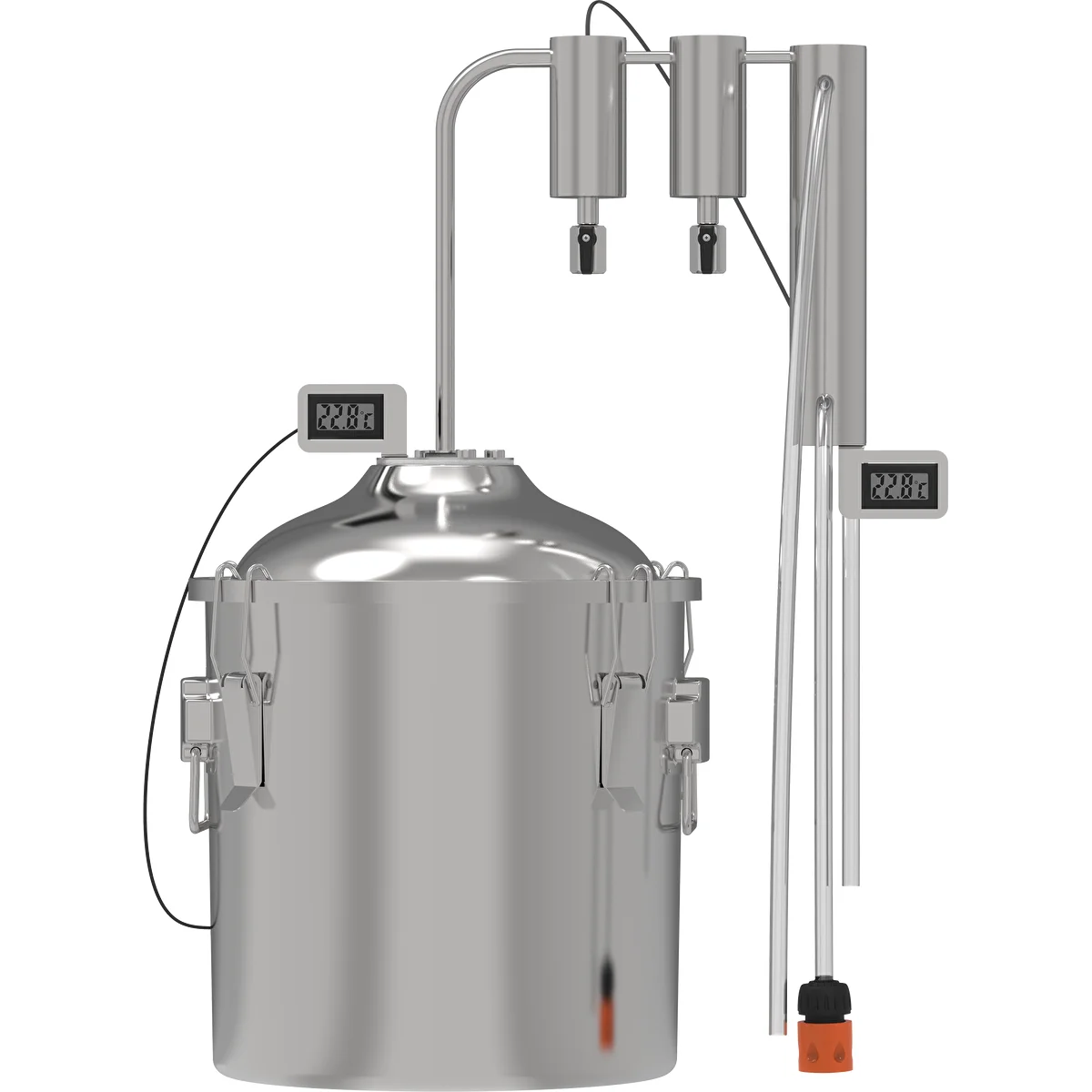 Klassikaline Convex destillaator 18 L - 2 eralduskambriga