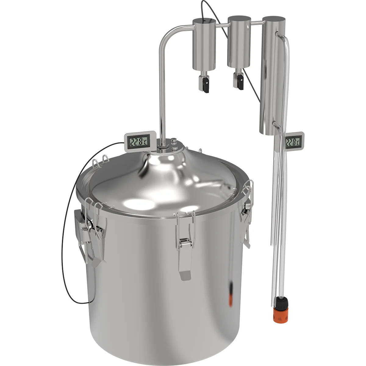Destillaator hawkSTILL 1.0 CONVEX 30L- 2 eralduskambrit