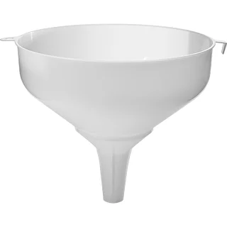 Valge plastist lehter, Ø 25 cm – photo 1