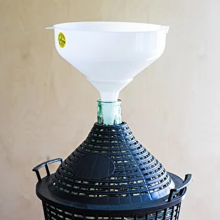 Valge plastist lehter, Ø 25 cm – photo 3