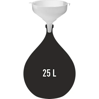 Valge plastist lehter, Ø 25 cm – photo 2