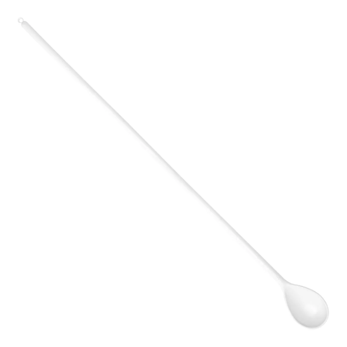 Valge plastikust lusikas 70 cm