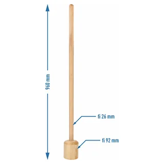 Kapsa tampimisnuia / tamp, puidust, suur, 100 cm – photo 3